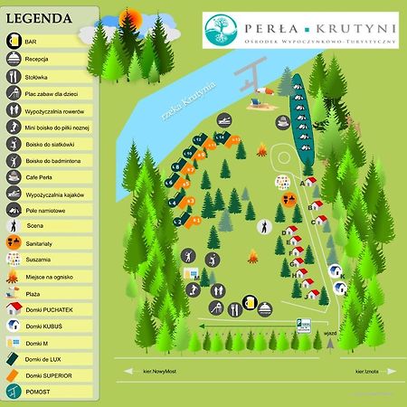 Osrodek Wypoczynkowo-Turystyczny Perla Krutyni Hotel Nowy Most Luaran gambar